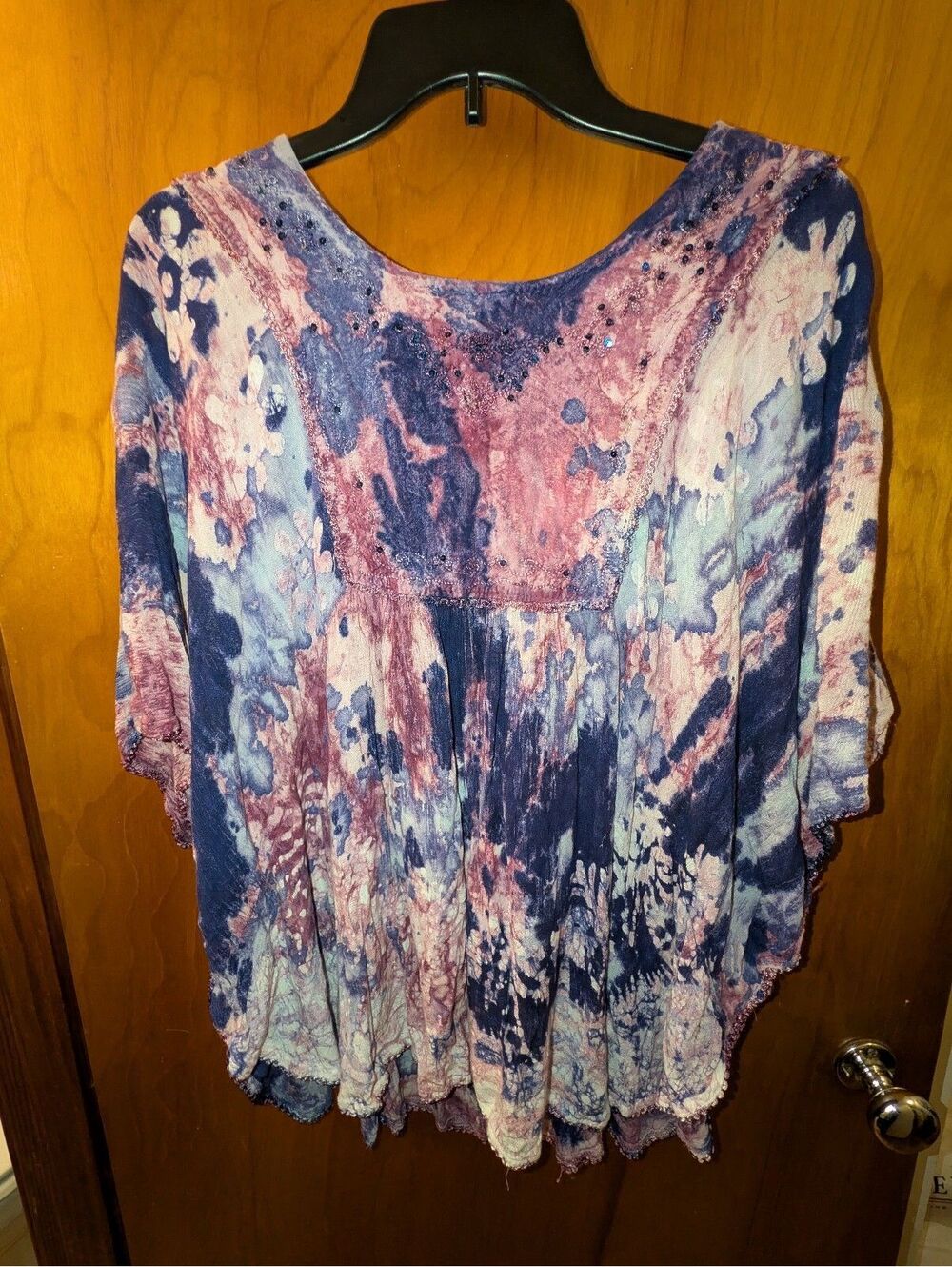 Sakkas Women's Multicolor Boho Hippie Blouse Shirt One Size Shirt Top